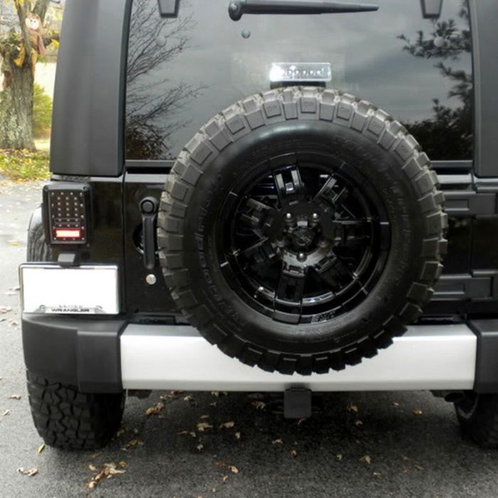 Jeep JK 6x8 Inch 25 Watt Blackout I Tail Light