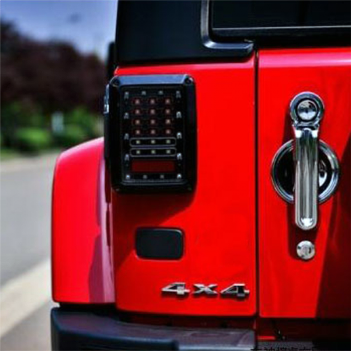Jeep JK 6x8 Inch 25 Watt Blackout I Tail Light
