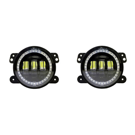 Jeep JK/CJ/TJ 4 Inch 30 Watt Fog Light RGB HD Accent