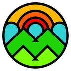 Rainbow Mountain Spare Tire Cover