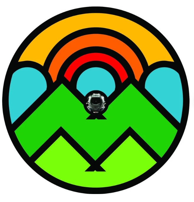 Rainbow Mountain Spare Tire Cover