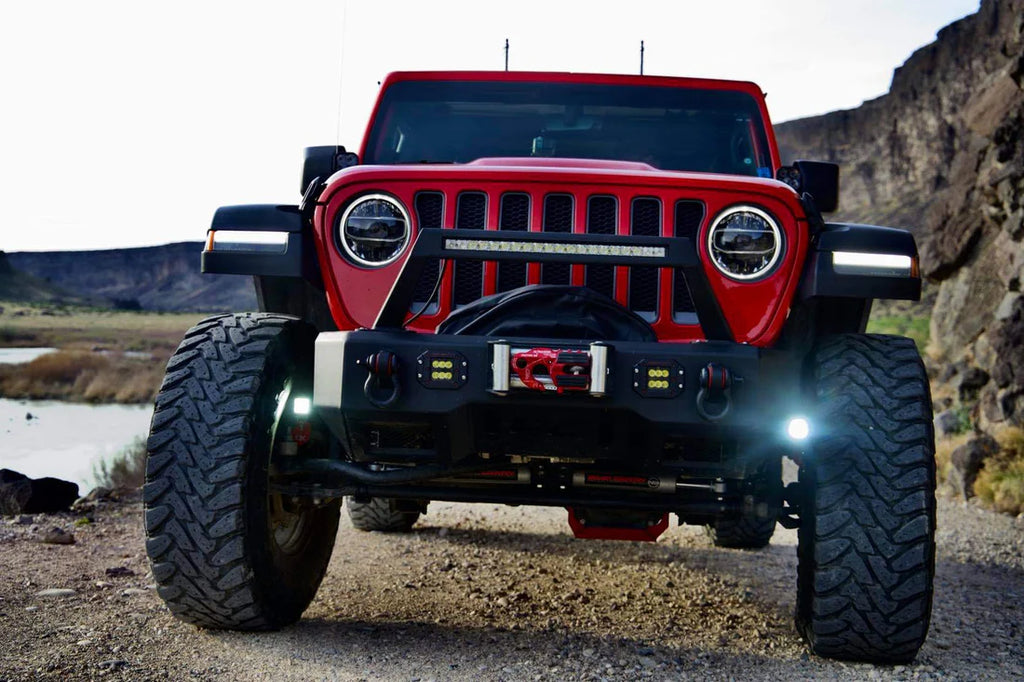 Example productJeep JL / JT Steerable Knuckle Pod Light Mounts (2018+ Gladiator/Wrangler)