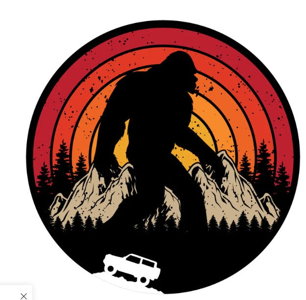 Retro Vintage Bigfoot Bronco Spare Tire Cover