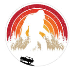 Retro Vintage Bigfoot Bronco White Spare Tire Cover