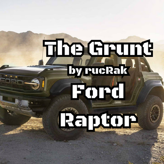 The Grunt Modular Cargo System Cargo Carrier / Bike Rack – 2022 & Up Ford Bronco RAPTOR