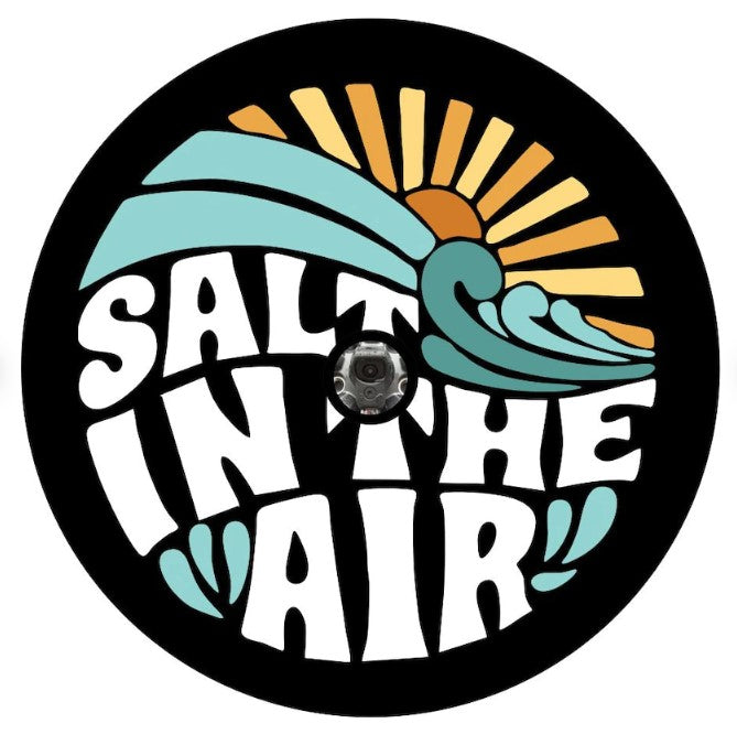 Salt In The Air With Sunrays Spare Tire Cover