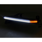 Jeep Wrangler JL/Gladiator JT Slim Smoked DRL Sahara/Overland Fender Chop Kit