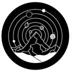 Solar System Around The Mountains Spare Tire Cover