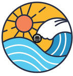 Sunset On A Beach Wave Spare Tire Cover