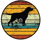 Vintage Labrador Dog Spare Tire Cover
