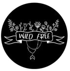 Wild & Free Flowers Spare Tire Cover