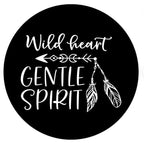 Wild Heart Gentle Spirit Arrow Spare Tire Cover
