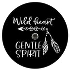 Wild Heart Gentle Spirit Arrow Spare Tire Cover