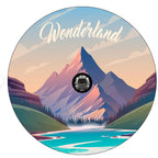 Wonderland Mountain landscape Spare Tire Cover